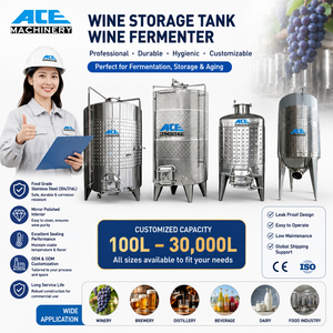 Cuve <span class=keywords><strong>de</strong></span> fermentation <span class=keywords><strong>de</strong></span> vin <span class=keywords><strong>de</strong></span> 10 000 L en SUS304/316L, fermentateur industriel pour la production <span class=keywords><strong>de</strong></span> vin <span class=keywords><strong>de</strong></span> fruits et <span class=keywords><strong>de</strong></span> <span class=keywords><strong>cidre</strong></span> en cave à vin - Product Image 4