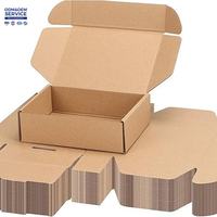 Caja de Cartón Corrugado Reutilizable y Reciclable de Primera Calidad, con Impresión Personalizada en Relieve, Forma de Avión, Plegable, para Embalaje de Regalos para Comercio Electrónico