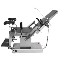 Table d'opération chirurgicale manuelle hydraulique à prix avantageux, en acrylique et métal, pour examen orthopédique en milieu hospitalier