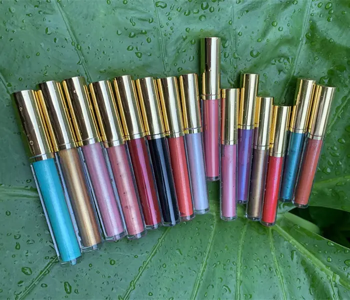 Phoera — Gloss à lèvres brillant pour femmes, kit de maquillage, étiquette privée, scintillante, vegan, organique, diy, vente en gros, à bas quantité minimale de commande