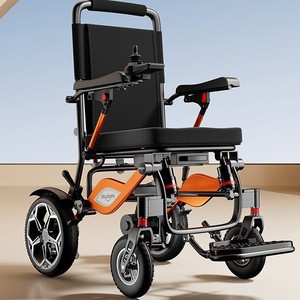 Fauteuil roulant électrique, batterie 12AH, autonomie 8-25 km, vitesse 0-10 km/h, pliable, portable, pour personnes âgées et handicapées - Product Image 1