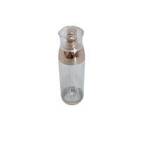 Flacon de lotion haut de gamme doré et argenté de 30 ml, 60 ml, 90 ml