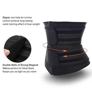Kadın korse kemer zayıflama göbek bel kemeri bel eğitmen egzersiz düzeltici kemer Sauna ter - Product Image 6