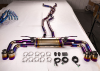Système d'échappement Catback à soupapes en titane X-H-X pour Porsche Cayenne 958 3.0L 3.6L 4.8L, effet de suralimentation maximal