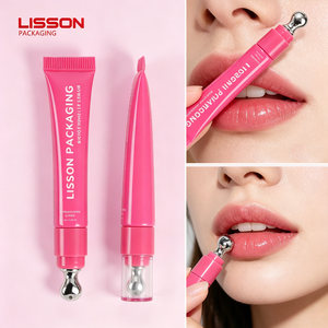 Tubo Squeeze Personalizzato da 10ml per Balsamo Labbra con Applicatore in Lega di Zinco, Confezione con Scatola per Crema Occhi e Lucidalabbra - Product Image 1