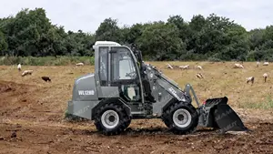 Mammut WL12HD 1.2t construção fazenda jardim casa pequena compacta mini carregadeira de rodas de caçamba para venda