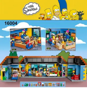 DIY bloco de construção T1006 2580 PCS casa de campo quebra-cabeça bloco de montagem brinquedo para crianças presente de aniversário