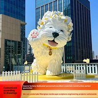 Esculturas de Fibra de Vidrio a Medida, de Gran Escala, Impermeables, con Arte Temático para Centros Comerciales y Calles Comerciales Interiores
