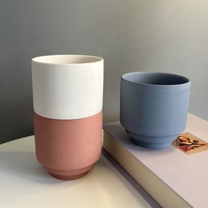 High Quality Wedding Home Decor Minimalist Nordic Candle Jar Ceramic - Product Image 6