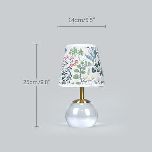 Lámpara de <span class=keywords><strong>mesa</strong></span> de <span class=keywords><strong>cristal</strong></span> moderna para dormitorio, restaurante o bar, luz de noche inalámbrica con control táctil LED recargable de 2700K - Product Image 2