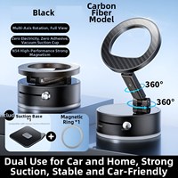Support magnétique universel pour aspirateur |   N54 Aimant puissant à 17 aimants pour une adhérence forte |   360 °   Rotatif et pliable |   Support de véhicule A7 OEM en gros
