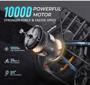 จักรยานไฟฟ้าพับได้ไฟฟ้ามอเตอร์ไร้แปรงถ่านความเร็ว7ระดับ48V - Product Image 5