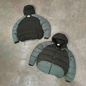 Fabricante de Chaquetas Acolchadas de la Mejor Calidad, Diseño de Moda, Ropa de Invierno, Chaqueta Bomber con Cierre de Nylon, Chaqueta de Plumón con Parches - Product Image 1
