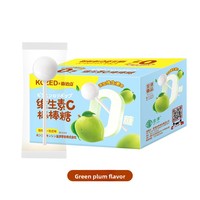 Sucette 80g saveur peau de mandarine enrichie en vitamine C, faible en sucre et en matières grasses, protection dentaire, collation de loisirs populaire sur internet