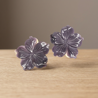 Perles en coquillage détachées pour la fabrication de bijoux - Corail blanc et fleurs en os