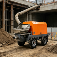 Pompe à béton électrique de nouvelle conception, pompe à béton électrique pour projets de construction souterraine