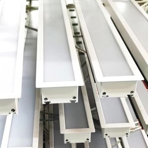 Luz Lineal LED Empotrable de Aluminio Enlazable, Blanco Cálido, 1200 mm, Iluminación Lineal para Biblioteca, Oficina, Centro Comercial, Gimnasio - Product Image 1