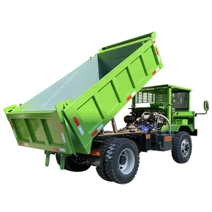 Man Driving Diesel Tipper Truck Mining Dumper 4x4 6ton Diesel/5 Ton 4x4 Truck/mini Truck Diesel 4x4