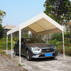 Stable voiture extérieur Garage abri d'auto pour moto petite taille Gazebo tente voiture auvent pour la protection solaire - Product Image 1