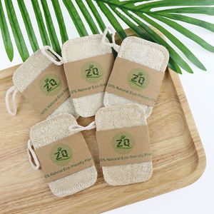 הכי חדש סגנון טבעי עץ עיסת כותנה תאית ספוג ליפה פלסטיק משלוח צלחת תאית ספוג בד עם ליפה Scourer - Product Image 5