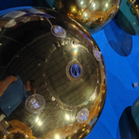 Événements PVC Miroir Sphère Boules Gonflable Disco Miroir Boule Décor Scène Publicité Ballon Promotion pour la Fête