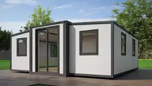 Cheap Foldable Container House 20ft 40ft Expandable Container House With Toilet