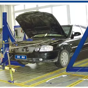 Système de plancher de réparation de châssis de voiture ul-133a équipement de réparation de carrosserie atelier de voiture machine cadre machine banc de voiture traction de bosse