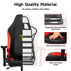 <span class=keywords><strong>Silla</strong></span> Gamer Ergonómica Giratoria <span class=keywords><strong>Razer</strong></span> de Estilo Moderno, Gravedad Cero, Cómoda, de Piel Sintética, con Masaje, Plegable, Convertible - Product Image 6