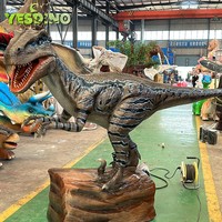 Aire de jeux intérieure pour enfants, dinosaures animatroniques, mousse de silicone, parc d'attractions pour enfants, centre commercial, maison de jeux