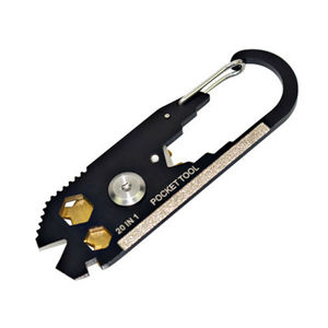 20 IN 1 Cool Gadget Carabiner Multitool Hex Screw Driver Spanner <strong>Mini</strong> <strong>Multi</strong> <strong>Tool</strong> - Product Image 2