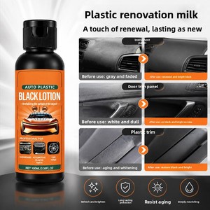 Lotion <span class=keywords><strong>de</strong></span> rénovation pour plastiques <span class=keywords><strong>de</strong></span> <span class=keywords><strong>voiture</strong></span>, pour restaurer <span class=keywords><strong>la</strong></span> brillance noire des pièces intérieures décolorées, produit d'entretien automobile fabriqué en Chine - Product Image 2
