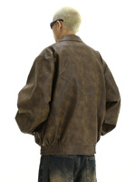Veste décontractée à revers pour homme, style rétro américain, marque de mode Plankton, design élégant et de niche, pour les amoureux