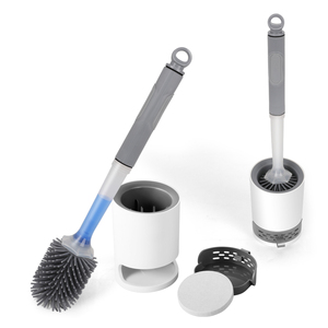 <span class=keywords><strong>Spazzola</strong></span> per la pulizia del WC Masthome in plastica morbida PP TPR con dispenser di sapone liquido, <span class=keywords><strong>spazzola</strong></span> per <span class=keywords><strong>bagno</strong></span> con dispenser di sapone - Product Image 1