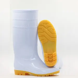 FT2001 Water Proof Rubber Working Boots Safety Work Boots Cheap PVC Rain Boots