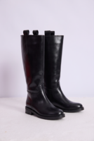 Nuevas Botas de Cuero Aprilake hasta la Rodilla para Mujer
