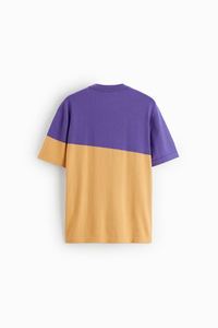 Custom Logo Summer Casual Knit T-Shirt Color Blocking Design <b>Men'S</b> Knit Short-Sleeved <b>Pullover</b> - Product Image 5