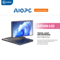 Mini laptop da 8 pollici con 6GB di RAM, SSD da 128GB/256GB/512GB/1TB, fotocamera e Windows, disponibile in magazzino.