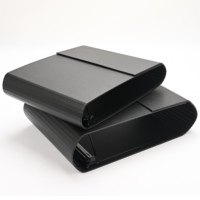 Carpeta Personalizada de Cuero PU con Anillas en D de 3 Orificios, Estilo Americano, Lomo de 3 y 4 Pulgadas, 14 Líneas de Presión, Parte Trasera Redondeada, Anillas de Metal Negro, Venta al Por Mayor OEM