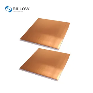 Billow C11000铜板1/8 "(.125) x 12"-拉丝抛光铜板C26000 C27000黄铜板