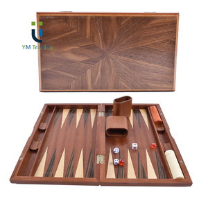 Tablero de backgammon acrílico personalizado de artículo popular con piezas magnéticas y <span class=keywords><strong>damas</strong></span> para juegos de ajedrez internos - Product Image 4