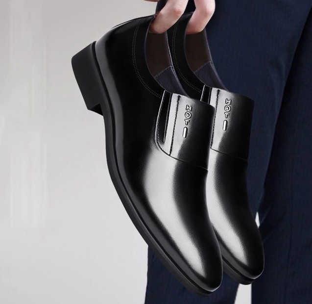Chaussures Formelles Garçon Goor - Noir, Cuir Synthétique, Lacets, Taille 13-5