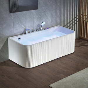 Baignoire portable autoportante pour salle de bain intérieure, idéale pour adultes - Product Image 1