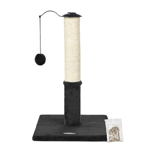 Modern Style Large Cat Tree Sisal Scratching Post with Teasing Ball Claw Sharpening Wood <b>Climbing</b> <b>Frame</b> - Product Image 1