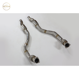 Système d'<span class=keywords><strong>échappement</strong></span> Ouchi de style nouveau, en acier inoxydable, <span class=keywords><strong>tube</strong></span> droit avant, Audi S6 S7 RS6 RS7 C7 4.0T, performance, réglage automobile, 1 pièce - Product Image 3