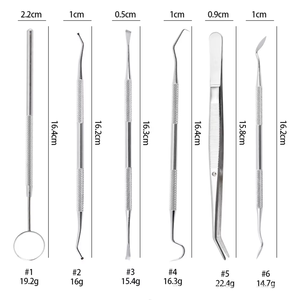 Tandheelkundige Spiegel Sikkel Tandsteen <span class=keywords><strong>Scaler</strong></span> Tanden Pick Spatel Tandheelkundige Laboratoriumapparatuur Tandarts Geschenk Mondverzorging Tand Reinigingsgereedschap - Product Image 4
