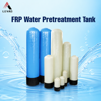 Réservoir de prétraitement FRP pour système de traitement d'eau par osmose inverse, cuve sous pression en fibre de verre, réservoir de filtration sable-charbon pour usine industrielle