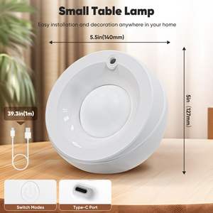 Nueva Lámpara de Ambiente RGB para Dormitorio, Luz Nocturna Cálida Regulable, Proyector de Luz de Cielo Estrellado con Control Remoto - Product Image 6