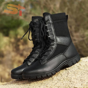 รองเท้าบูทแทคติคอลผู้ชาย SIKE ดีไซน์ใหม่ สีดำ ระบายอากาศได้ดี น้ำหนักเบา รองเท้าบูทแทคติคอลแบบสวม - Product Image 3