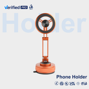Soporte Magnético para Teléfono TKT 2026 Mejorado, Aleación de Zinc, Imán N52 Fuerte, Base de Succión al Vacío, Rotación de <span class=keywords><strong>360</strong></span> Grados, Soporte Universal para Teléfono - Product Image 1