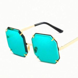 Gafas de Sol Cuadradas para Mujer, Modelo 2019, de Lujo, con Logotipo Personalizado, Estilo Vintage, Protección UV400, Forma Octogonal - Product Image 5